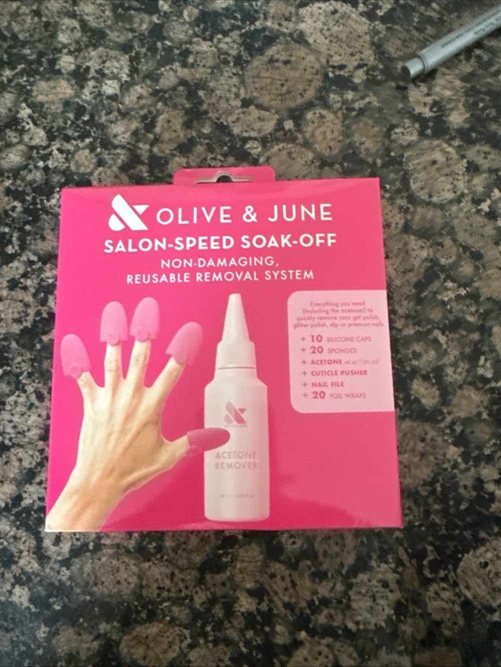 Olive & June Salon-Speed Soak-Off Remover Kit - new in box
